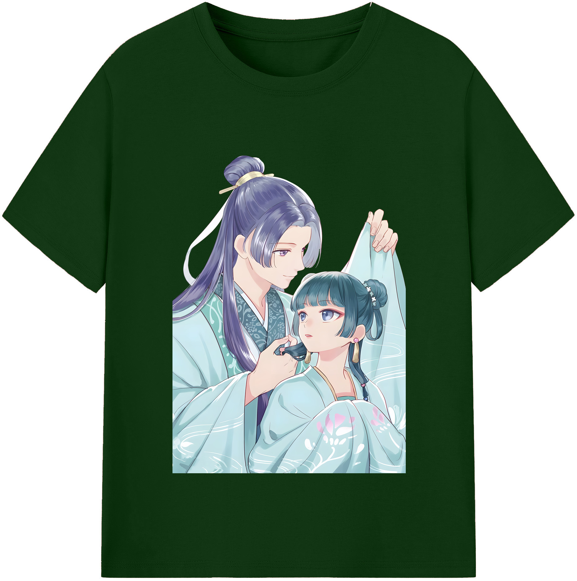 （画像用） 薬屋のひとりごと The Apothecary Diaries 綿100％半袖Tシャツ（フロントプリント）